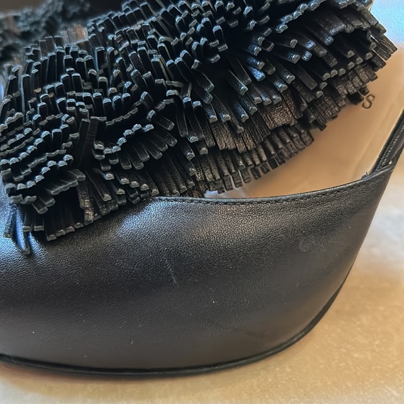 Black Fringe CL Stiletos - Picture 4 of 10